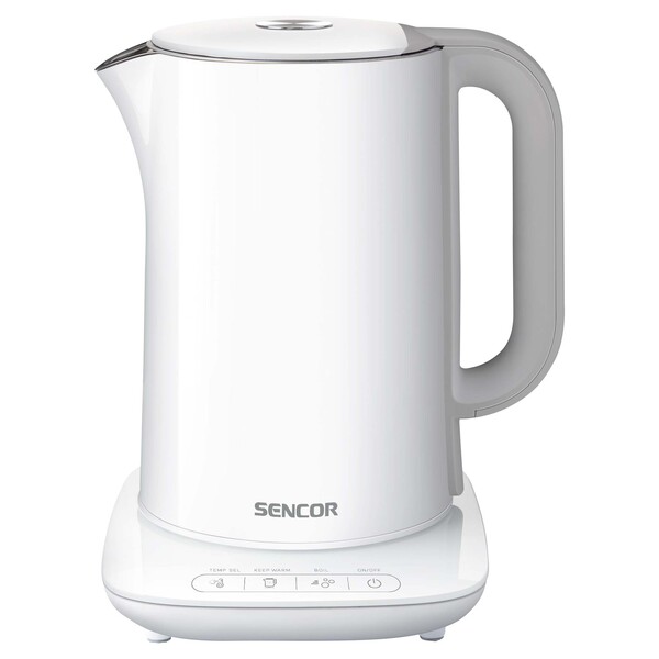 Sencor SWK 1774RD Bollitore elettrico in acciaio inossidabile con filtro  rimovibile, 1,7 L, spegnimento automatico Rosso